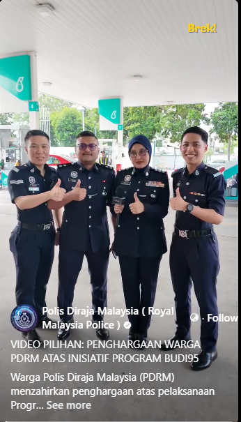Video Pilihan Penghargaan Warga Pdrm Atas Inisiatif Program Budi95