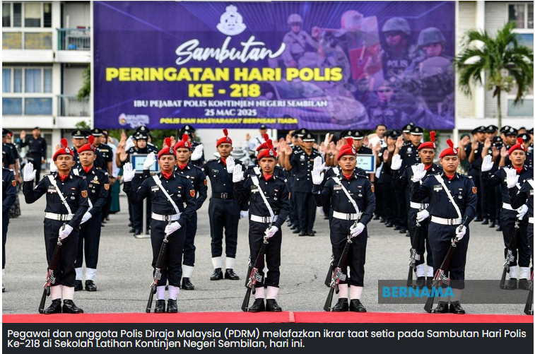 Artikel Pilihan Hari Polis Ke 218 Pengorbanan Anggota Pdrm Tidak Ternilai Kerajaan Tawar Insentif Rebat Rahmah Menteri Komunikasi