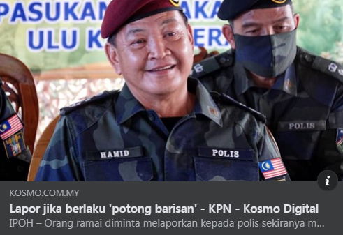 Pkp Pkpb Pkpp Covid 19 Amaran Lapor Polis Jika Berlaku Potong Barisan Kpn