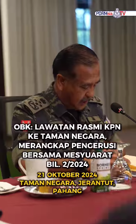 Video Pilihan Obk Lawatan Rasmi Kpn Ke Taman Negara Merangkap Pengerusi Bersama Mesyuarat Bil 2 2024