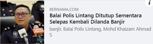 Artikel Pilihan Balai Polis Lintang Ditutup Sementara Dilanda Banjir Sekali Lagi