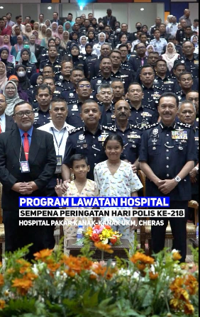 Video Pilihan Hari Polis Ke 218 Timbalan Kpn Santuni Pesakit Kanak Kanak Di Hpkk