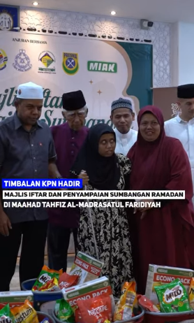 Video Pilihan Timbalan Kpn Hadir Majlis Iftar Dan Penyampaian Sumbangan Ramadan Di Maahad Tahfiz Al Madrasatul Faridiyah