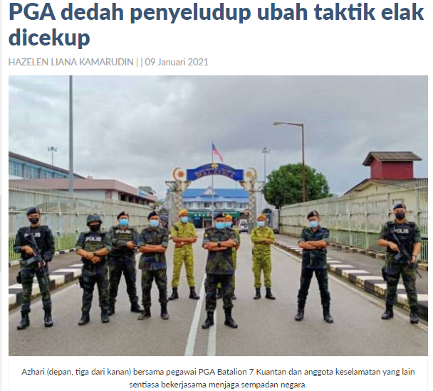 Pkpp Covid 19 Op Benteng Artikel Pilihan Pga Dedah Penyeludup Ubah Taktik Elak Dicekup