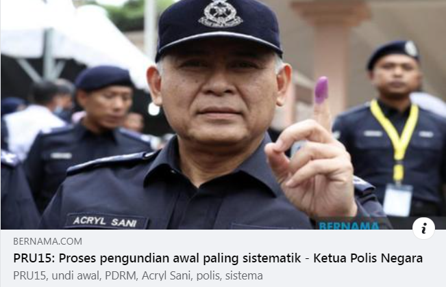 Artikel Pilihan Pru 15 Proses Pengundian Awal Paling Sistematik Kpn