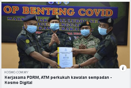 Pkpp Op Benteng Artikel Pilihan Kerjasama Pdrm Atm Perkukuh Kawalan Sempadan