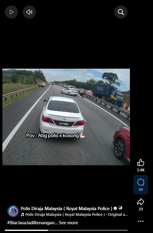 VIDEO PILIHAN: PENGHARGAAN ORANG AWAM KEPADA PDRM