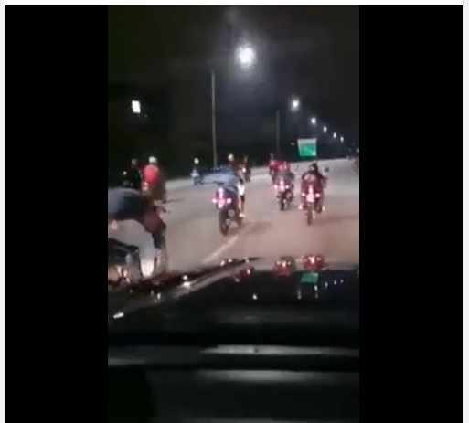 Video Tular Polis Cekup Mat Rempit Buat Aksi Bahaya Di Lebuhraya