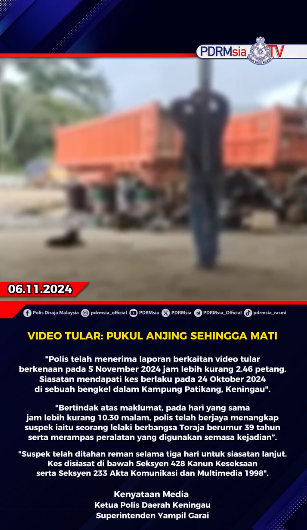 Video Tular Pukul Anjing Sehingga Mati