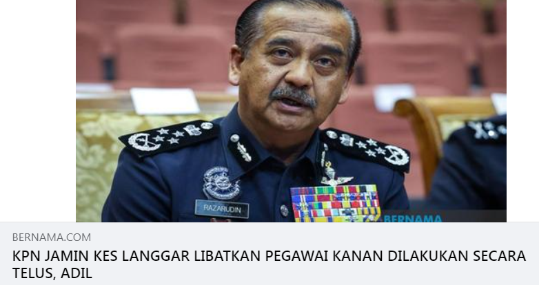 Artikel Pilihan Kpn Jamin Kes Langgar Libatkan Pegawai Kanan Dilakukan Secara Telus Adil