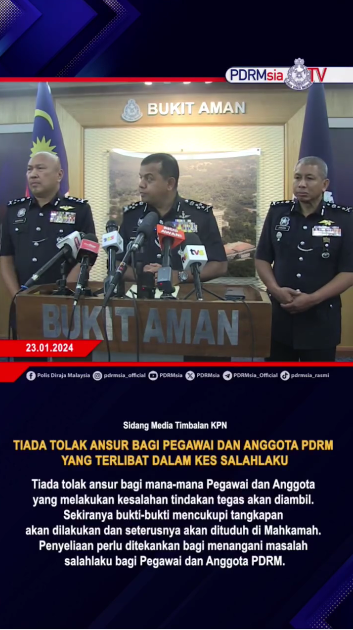 Video Pilihan Sidang Media Timbalan Kpn Tiada Tolak Ansur Bagi Pegawai Dan Anggota Pdrm Yang Terlibat Dalam Kes Salah Laku