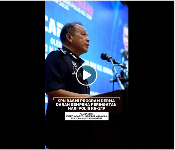 Video Pilihan Kpn Rasmi Program Derma Darah Sempena Peringatan Hari Polis Ke 219