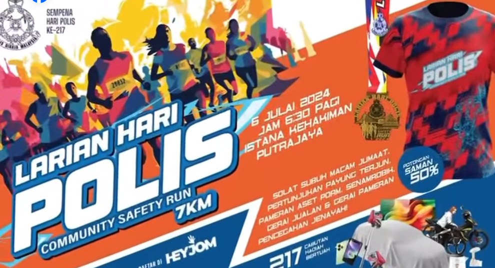 [VIDEO PILIHAN] HEBAHAN: LARIAN HARI POLIS COMMUNITY SAFETY RUN 7KM