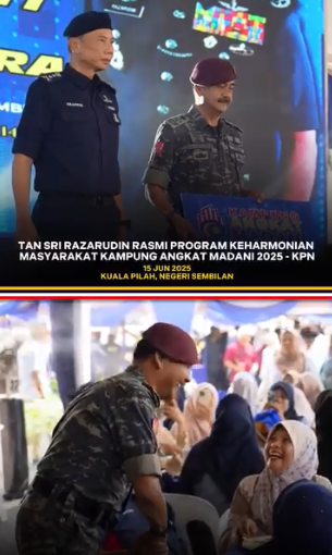 Video Pilihan Tan Sri Razarudin Rasmi Program Keharmonian Masyarakat Kampung Angkat Madani 2025 Kpn