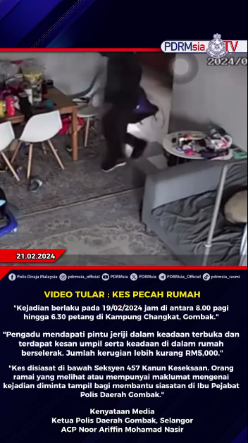 Video Tular Kes Pecah Rumah