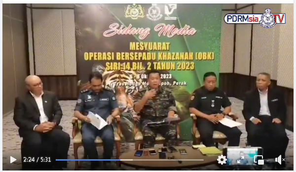 Rakaman Obk Sidang Media Sempena Mesyuarat Operasi Bersepadu Khazanah