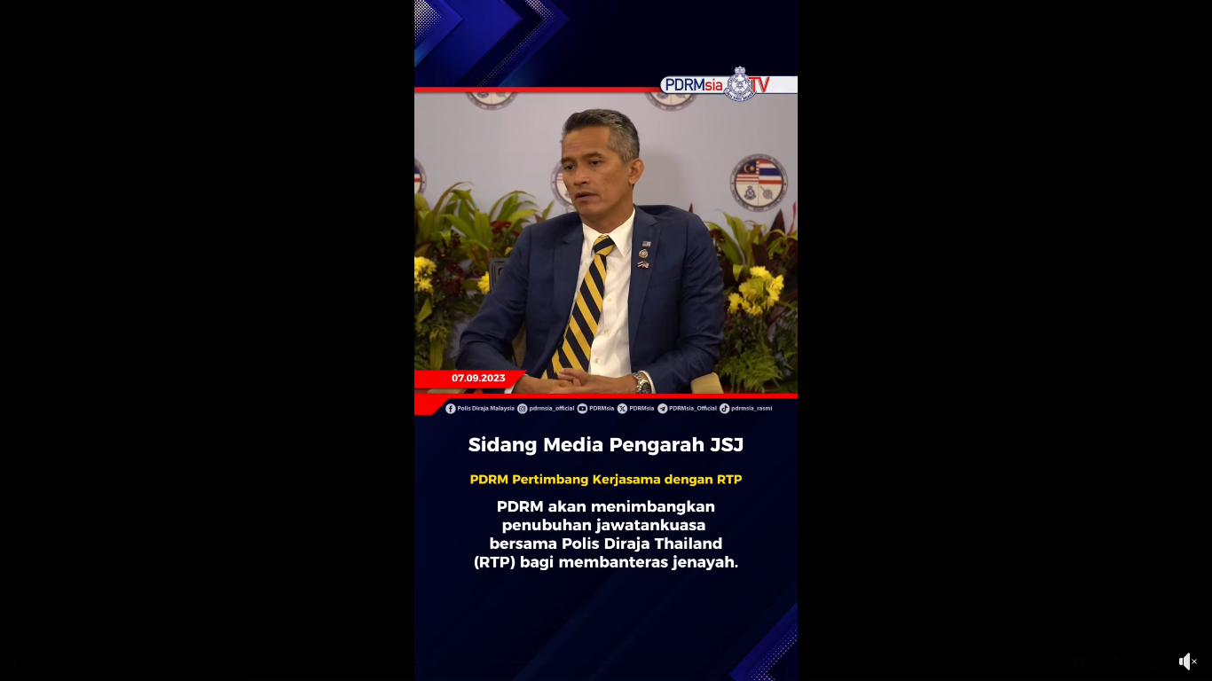 Video Pilihan Pdrm Pertimbang Kerjasama Dengan Rtp