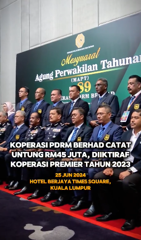 Video Pilihan Koperasi Pdrm Berhad Catat Untung Rm45 Juta Diiktiraf Koperasi Premier Tahun 2023