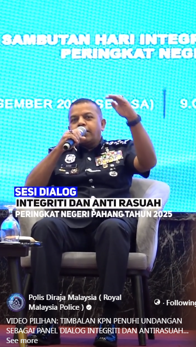 Video Pilihan Timbalan Kpn Penuhi Undangan Sebagai Panel Dialog Integriti Dan Antirasuah