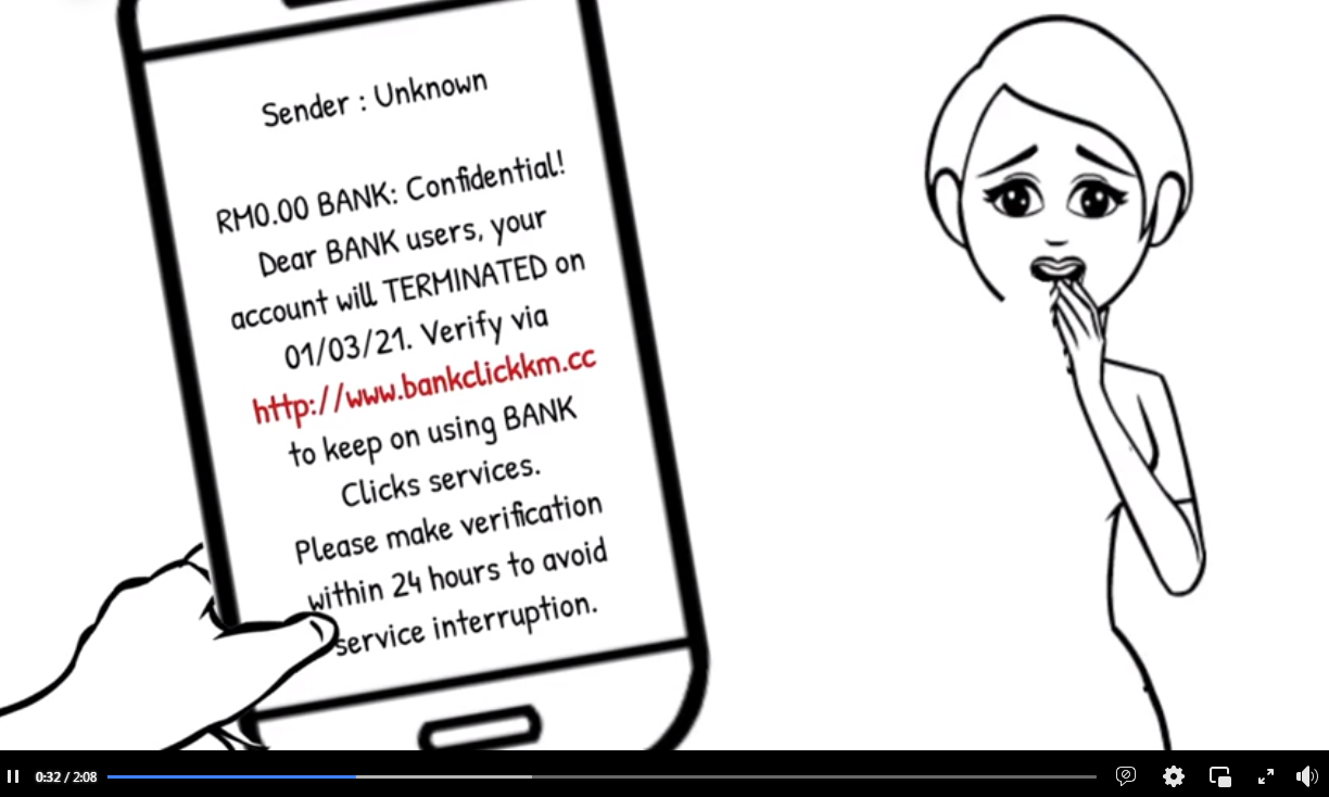 Video Pilihan Scam Alert Elak Dari Jadi Mangsa Phishing