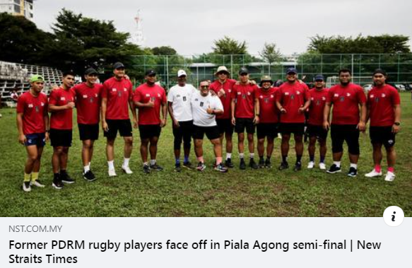 Artikel Pilihan Former Pdrm Rugby Players Face Off In Piala Agong Semi Final