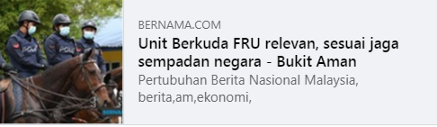 Pkp Pkpb Pkpp Covid 19 Op Benteng Artikel Pilihan Unit Berkuda Fru Relevan Sesuai Jaga Sempadan Negara Bukit Aman