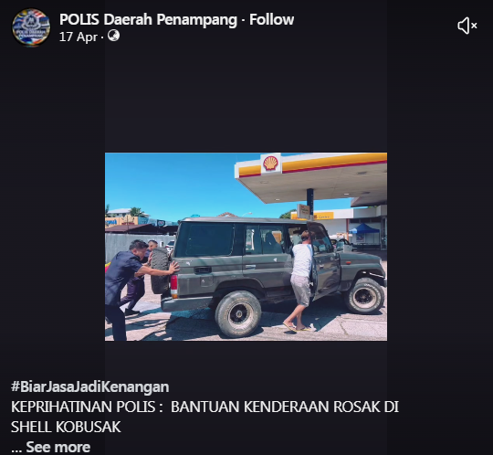 Biarjasajadikenangan Video Pilihan Ketua Bpjkk Ipd Penampang Bantu Tolak Kenderaan Rosak