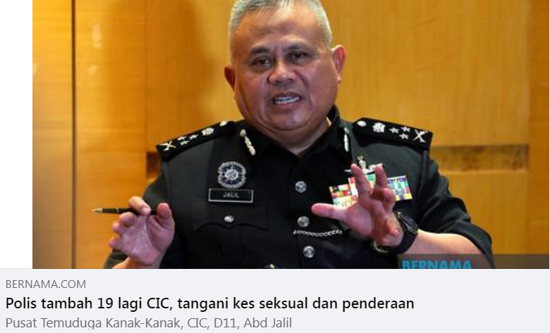 Artikel Pilihan Polis Tambah 19 Lagi Cic Tangani Kes Seksual Dan Penderaan Pengarah Jsj