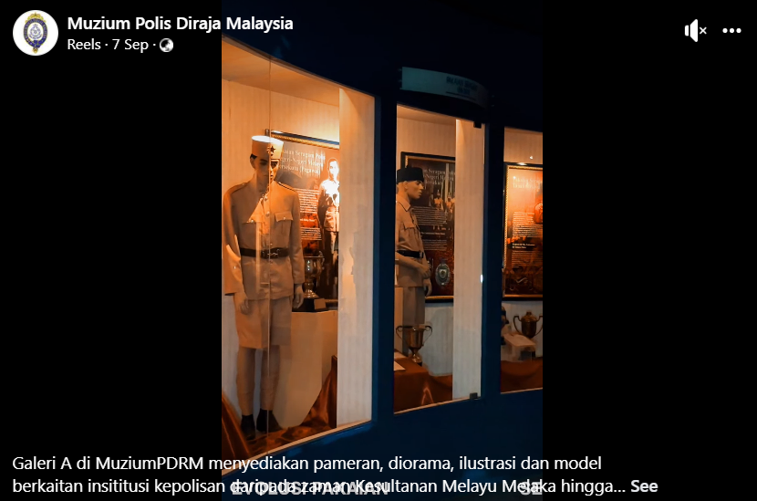 Posting Pilihan Muzium Pdrm Sajikan Pelbagai Khazanah Dan Sejarah Kegemilangan Sang Saka Biru