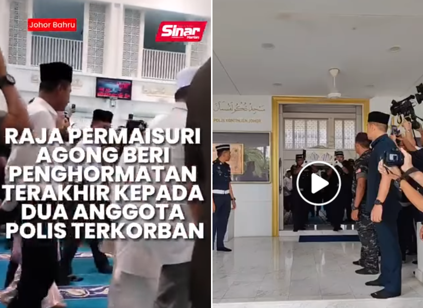 Update Kdymm Raja Permaisuri Agong Beri Penghormatan Terakhir Kepada Kedua Dua Wira Pasukan Yang Terkorban