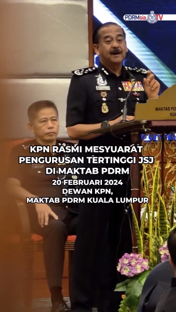 Video Pilihan Kpn Rasmi Mesyuarat Pengurusan Tertinggi Jsj Di Maktab Pdrm