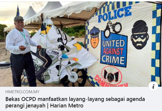 Artikel Pilihan Bekas Kpd Putrajaya Manfaatkan Layang Layang Sebagai Agenda Perangi Dadah