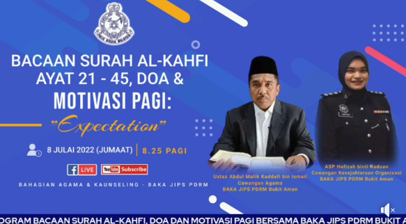 [LIVE] PROGRAM BACAAN SURAH AL-KAHFI, DOA DAN MOTIVASI PAGI
