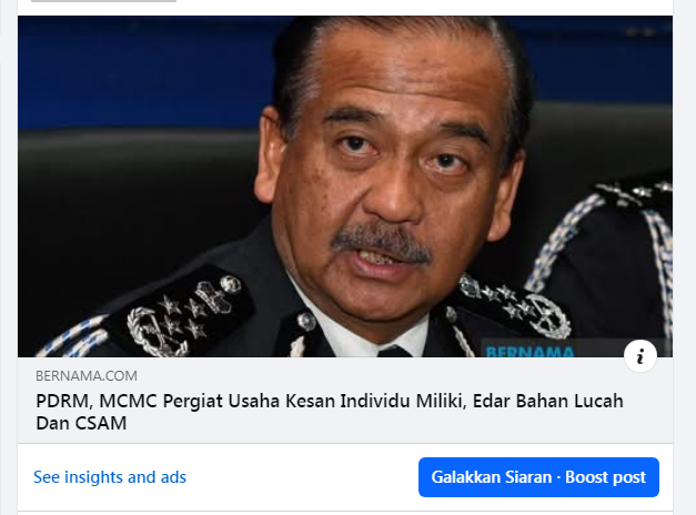 [ARTIKEL PILIHAN] OP PEDO: PDRM, SKMM PERGIAT USAHA KESAN INDIVIDU MILIKI, EDAR BAHAN LUCAH DAN CSAM - KPN