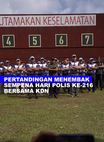 Video Pilihan Pertandingan Menembak Sempena Hari Polis Ke 216 Bersama Kdn