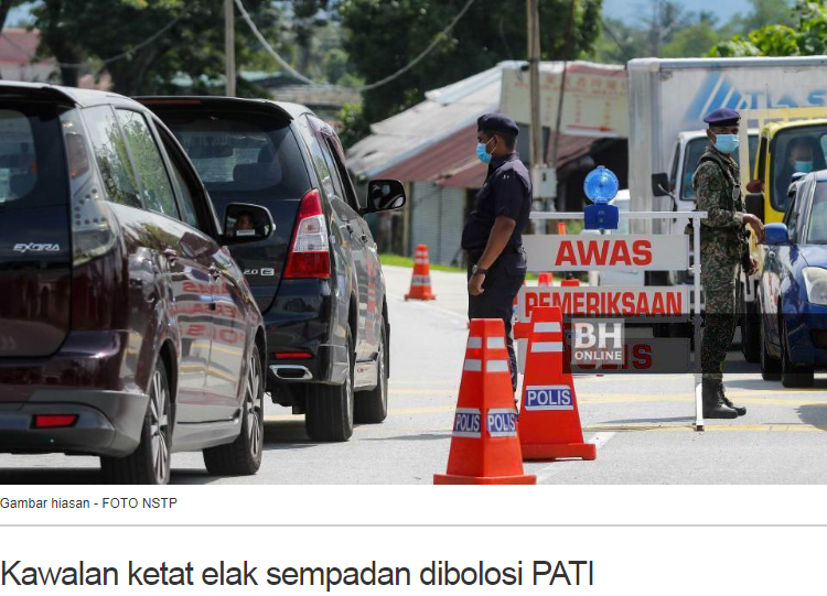 Pkpp Covid 19 Op Benteng Artikel Pilihan Op Benteng Kawalan Ketat Elak Sempadan Dibolosi Pati