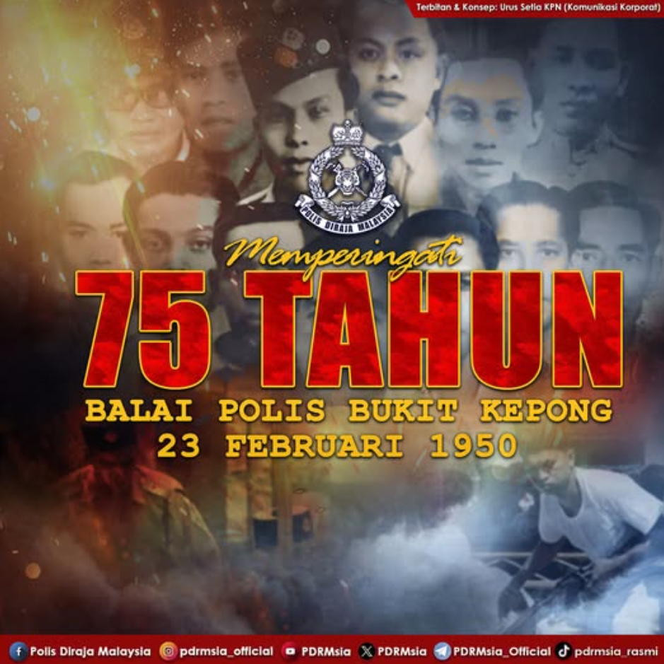 Al Fatihah Genap 75 Tahun Peristiwa Bukit Kepong Kekal Dalam Ingatan