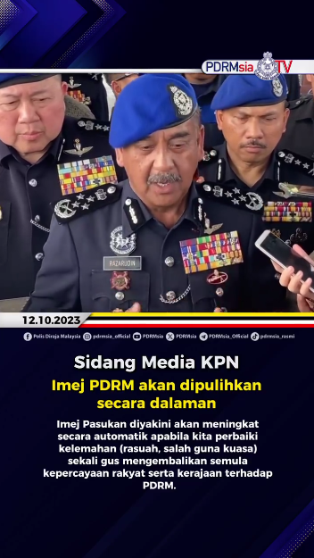 Video Pilihan Imej Pdrm Akan Dipulihkan Secara Dalaman