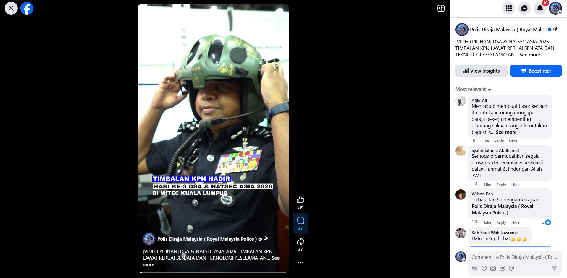 Video Pilihan Dsa Natsec Asia 2026 Timbalan Kpn Lawat Reruai Senjata Dan Teknologi Keselamatan