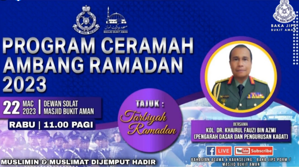 Live Program Ceramah Ambang Ramadan 2023