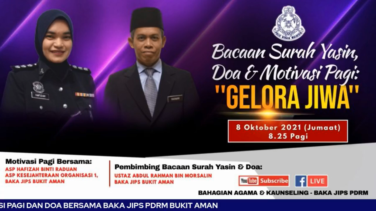 [LIVE] PROGRAM BACAAN SURAH YASIN, MOTIVASI PAGI DAN DOA