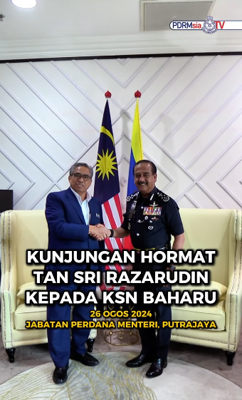 VIDEO PILIHAN: KUNJUNGAN HORMAT TAN SRI RAZARUDIN KEPADA KSN BAHARU
