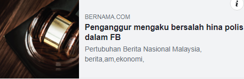 Pkpp Covid 19 Artikel Pilihan Penganggur Mengaku Bersalah Hina Polis Dalam Fb