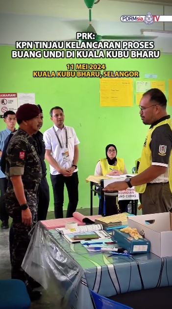 Video Pilihan Prk Kpn Tinjau Kelancaran Proses Buang Undi Di Kuala Kubu Bharu