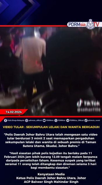 Video Tular Sekumpulan Lelaki Dan Wanita Bergaduh