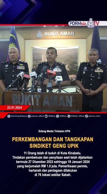 Video Pilihan Sidang Media Timbalan Kpn Perkembangan Dan Tangkapan Sindiket Geng Upik