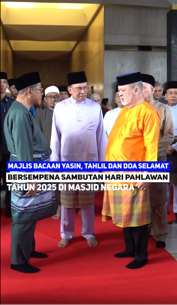 Video Pilihan Majlis Bacaan Yasin Tahlil Dan Doa Selamat Bersempena Hari Pahlawan Tahun 2025 Di Masjid Negara