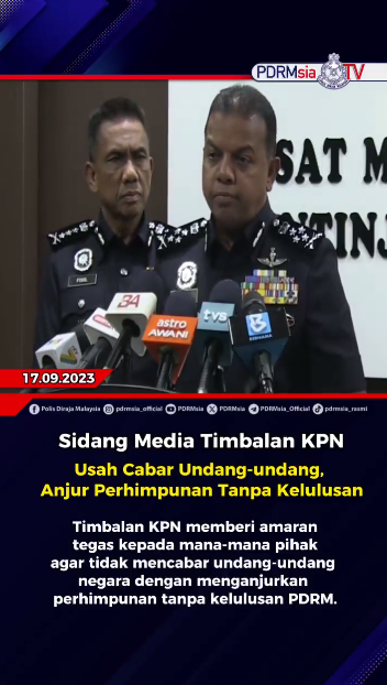 Video Pilihan Usah Cabar Undang Undang Anjur Perhimpunan Tanpa Kelulusan