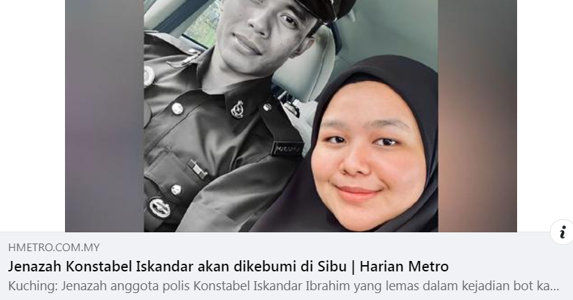 Biarjasajadikenangan Artikel Pilihan Al Fatihah Jenazah Allahyarham Konstabel Iskandar Akan Dikebumi Di Sibu