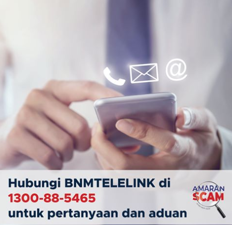 Hebahan Lindungi Diri Anda Dan Mereka Yang Tersayang Daripada Penipuan Kewangan